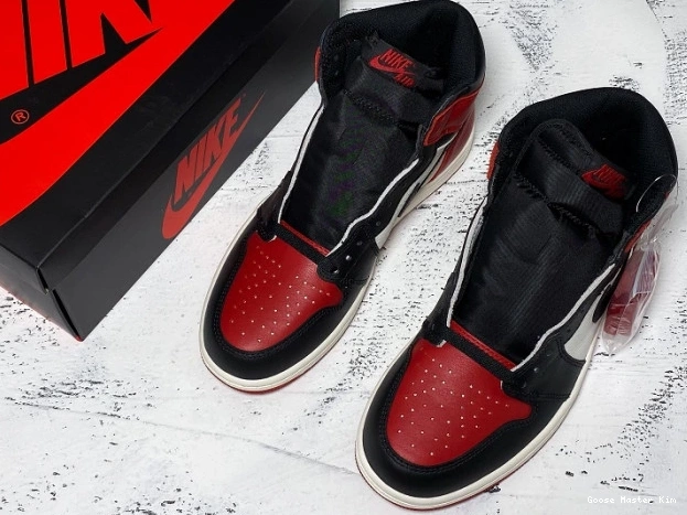 1 Bred 555088-610 High Toe Retro OG Air Jordan 0617